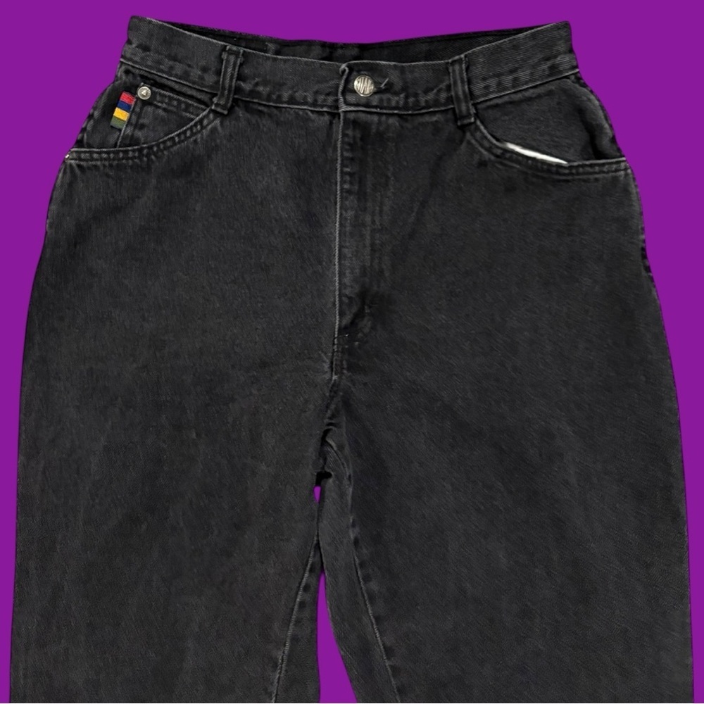 90s Gitano Black Tapered Jeans - Picture 3 of 4